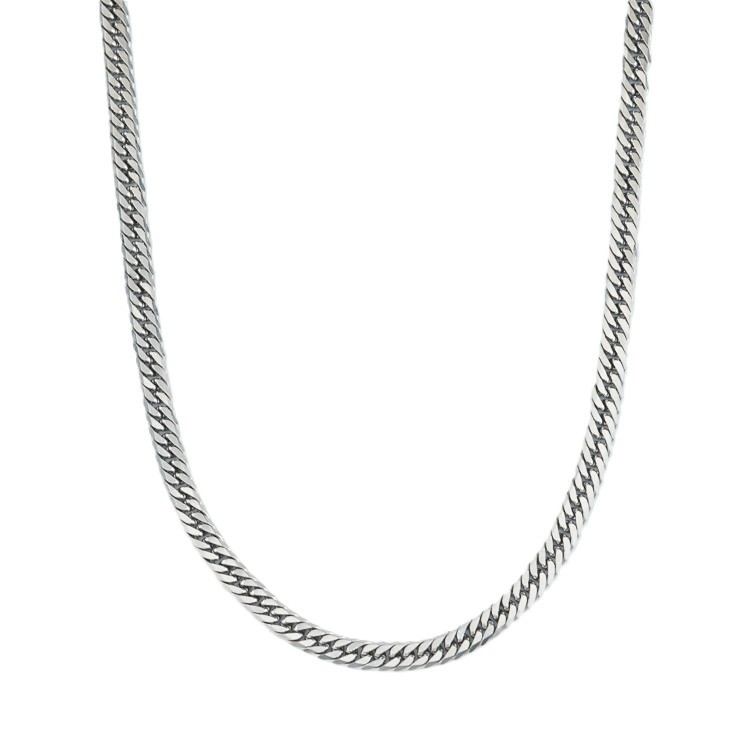 【美品】ネックレス Pt850 喜平 ダブル 6面 15.8g 51cm プラチナ シルバー 609735m 【中古】