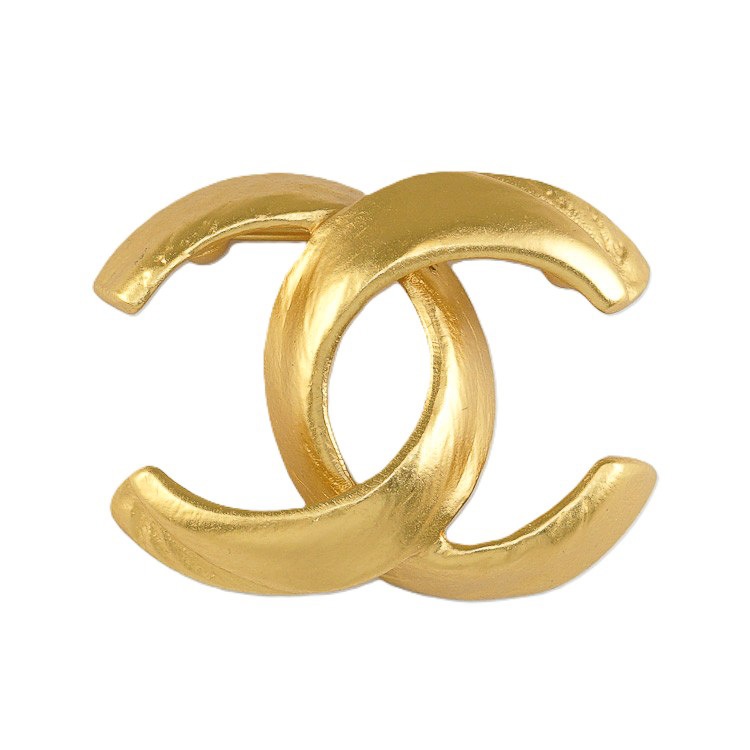 【中古】シャネル ココマーク ブローチ CCA14113X01060 2000年 ゴールド シンプル レディース アクセサリー CHANEL 6094235mｍ-M｜大進洋行