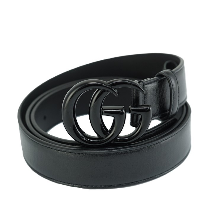 【美品】GUCCI 胴締め GGマーモント ダブルG 414516 なめし革 黒いこと ブランド名小物 グッチ 6242435m【中古】