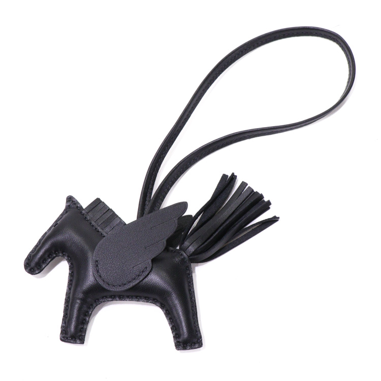 【12/23まで】エルメス ロデオチャーム　PM　ソーエトゥープ エルメス ロデオチャーム PM ソーエトゥープ W刻印 - ブランド品