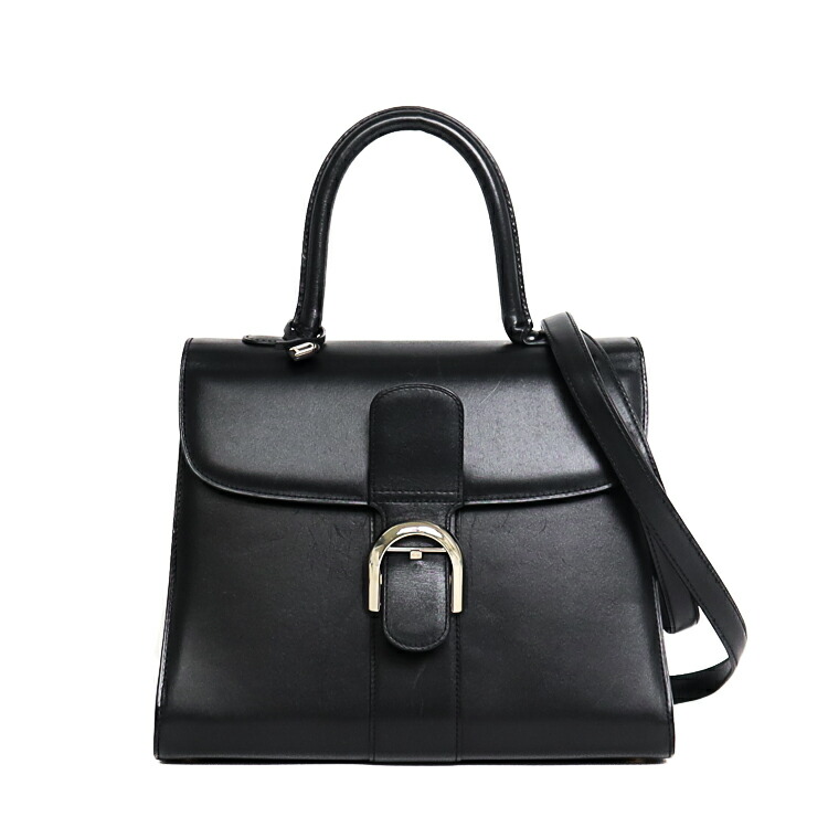⭐️極美品⭐️ DELVAUX デルヴォー　ブリヨン　MM ハンドバッグ　ブラック 楽天市場】DELVAUX デルヴォー ブリヨン MM ボックスカーフ