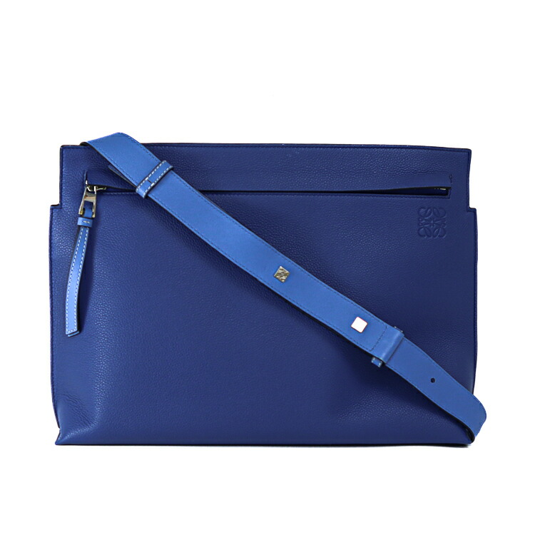 極美品 ロエベ アナグラム ショルダー メッセンジャーバッグ クロスボディ ロエベ LOEWE ミリタリー クロスボディ XS ソフトグレインカーフ