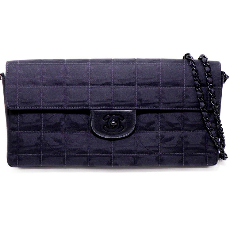 CHANEL シャネル　ブラック レザー キルティング バッグ　ショルダーバック CHANEL黒 レザー キルティング ショルダーバッグ - バッグお