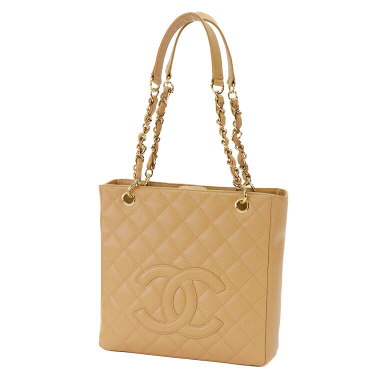 【極美品】CHANEL マトラッセ PST レディースバッグ チェーン ショルダーバッグ 2004年 キャビアスキン レザー ベージュ ブランドバッグ 5161943JC4【中古】｜大進洋行