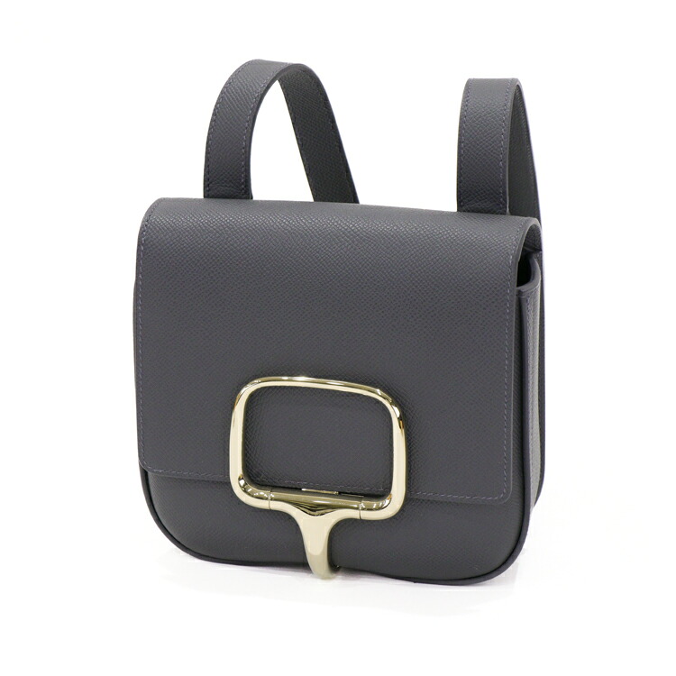 【極美品】HERMES デッラ カヴァッレリア レディースバッグ ショルダーバッグ W刻印 2024年 エプソン レザー アルドワーズ シルバー金具 ブランドバッグ 5312769JB3【中古】｜大進洋行