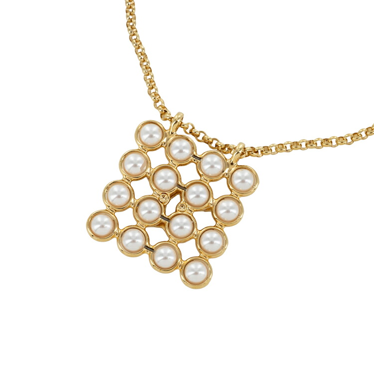 楽天市場】シャネル CHANEL ネックレス パールxゴールド