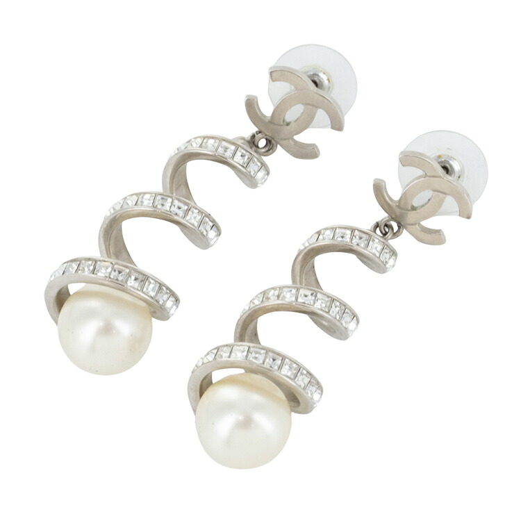 楽天市場】【中古】CHANEL （シャネル） ﾌｪｲｸﾊﾟｰﾙ ｺｺﾏｰｸ ﾄﾞﾛｯﾌﾟ ﾋﾟｱｽ