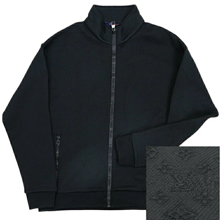 ルイヴィトン サイズ:5L 26SS RM261MJ NTY HSN42W エンボス加工モノグラム総柄ジャージートラックブルゾン 中古 SB01 ルイヴィトン 26SS RM261MJ NTY HSN42W エンボス加工モノグラム総柄