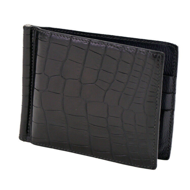 HERMES ポーカー　ブラック スマートな一品】Hermes Poker ポーカー ウォレット Noir