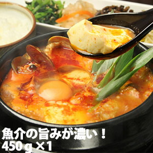楽天市場 スンドゥブチゲの素 450ｇ 約2人前 おうちで 専門店の味 豆腐と卵を入れるだけ 簡単 豆腐 チゲ 博多大東園 楽天市場店