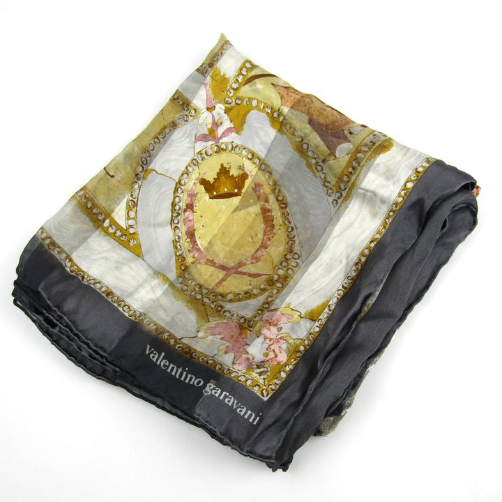 ヴァレンチノ・ガラヴァーニ　ミスV イタリア製　シルク100%花柄ブラウス ヴァレンチノ・ガラヴァーニ ミスV イタリア製 シルク100%花柄