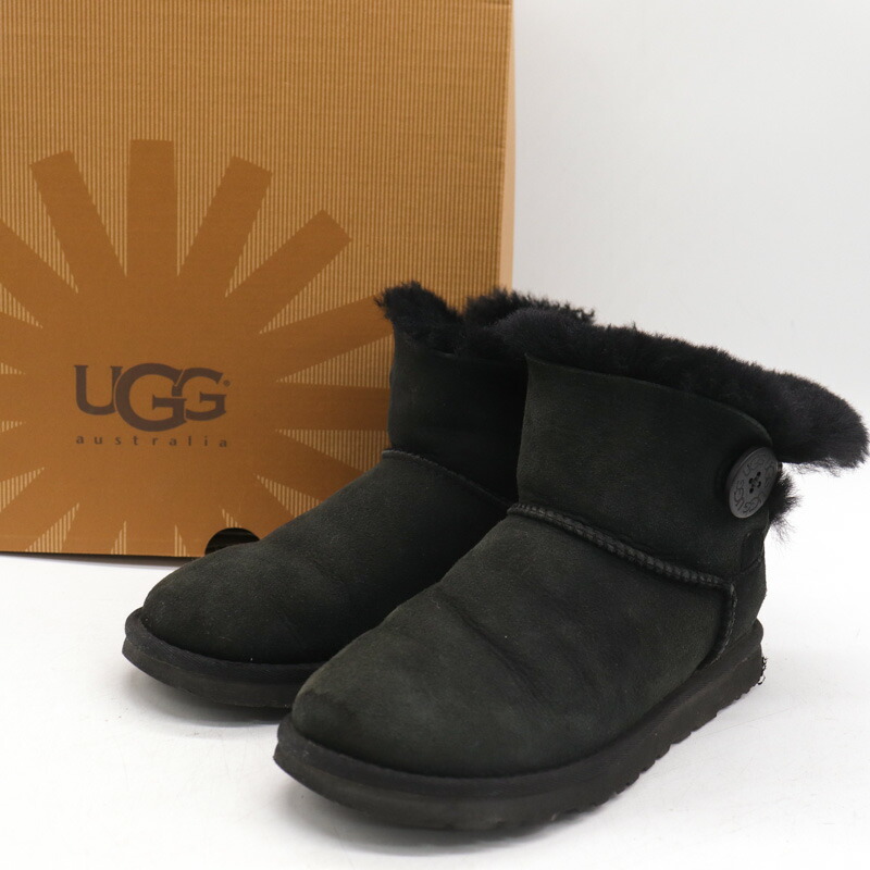 1円 アグ（UGG） オーストラリア レディース ムートン ニット ブーツ 計2点セット BZ555