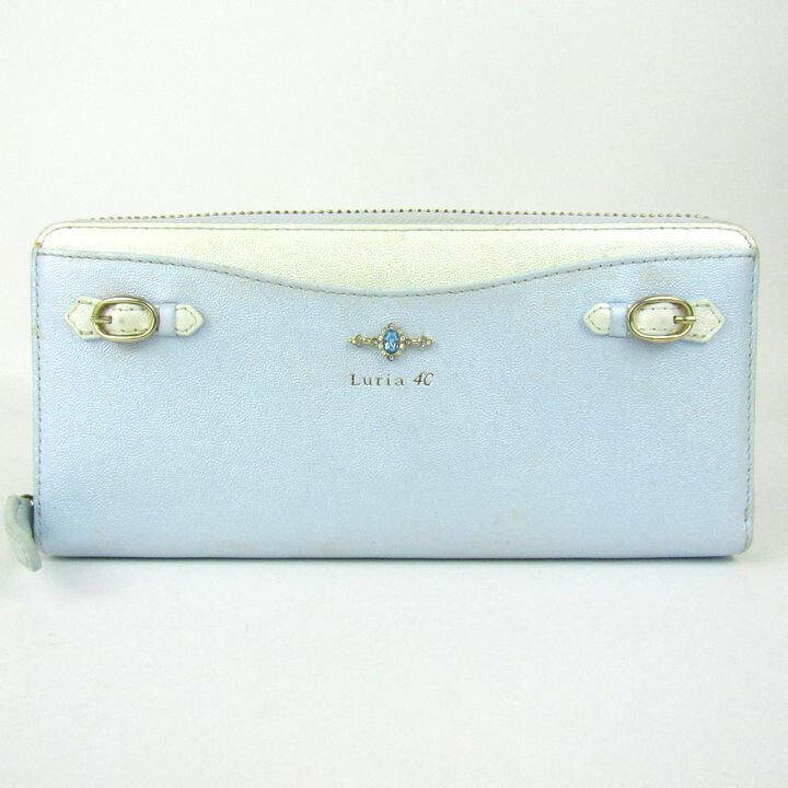 ♥Luria4℃♥ 水色 長財布 値下げ！】Luria4℃ 長財布 - メルカリ