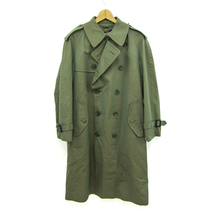 美品　DAKS　ダックス　玉虫色　カーキ　トレンチコート　インナー付き　ベルト DAKS ダックス トレンチコート 玉虫色 ハウスチェック - メルカリ