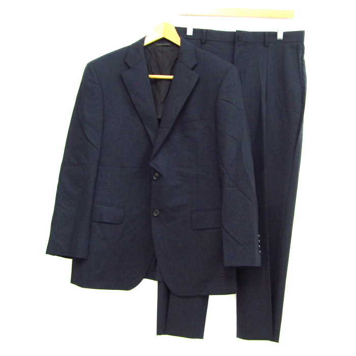 新品未使用✨ダーバンDURBAN スーツ上下セットアップ　ネイビーAB4 昭和レトロ STUDIO by DURBAN スーツ上下セット ネイビー