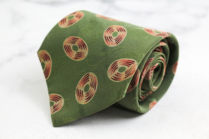 Brioni ブリオーニ　ネクタイ　カーキ　ストライプ　ジャガード　極美品 Brioni ブリオーニ ネクタイ カーキ ストライプ ジャガード 極美品