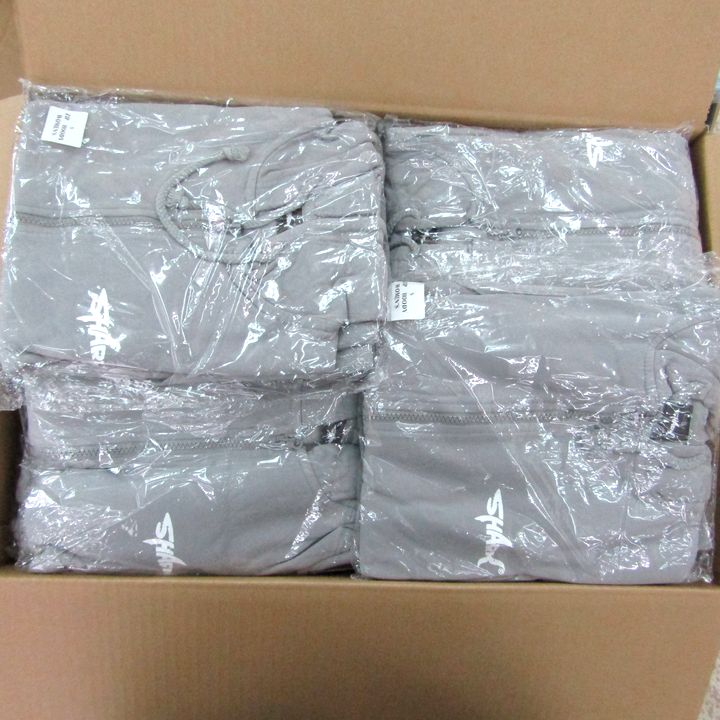 【39％OFFクーポン券別れ別れ中】シャーク ジップフーディ パーカー 40点仕かける 未当て嵌める 流汗 トップス まとめて 総やか まとめ売り レディース S大いさ 薄墨色 SHARK 【中古】 その他-レディースファッション