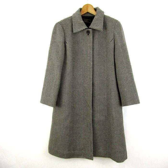 楽天市場】LEILIAN レリアン ロングコート サイズ:9 ブラウン カシミヤ