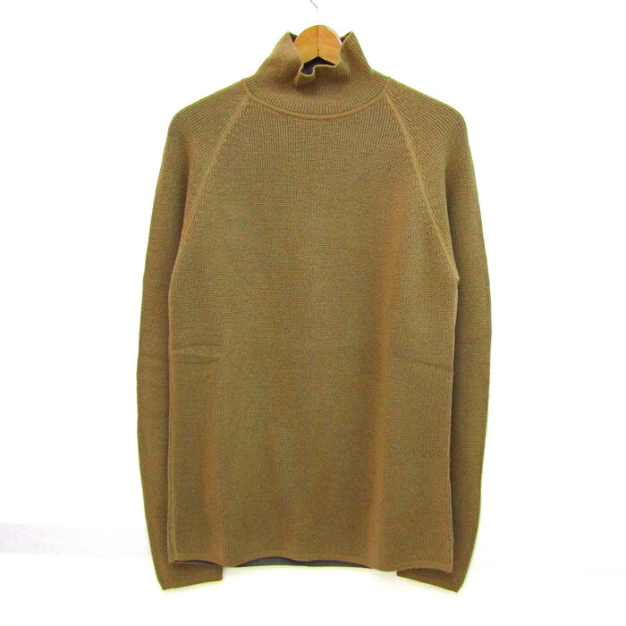 アルマーニコレッツォーニ ニット セーター 長袖 ウール トップス イタリア製 メンズ USA 34サイズ ブラウン系 ARMANI COLLEZIONI 【中古】｜大特価屋