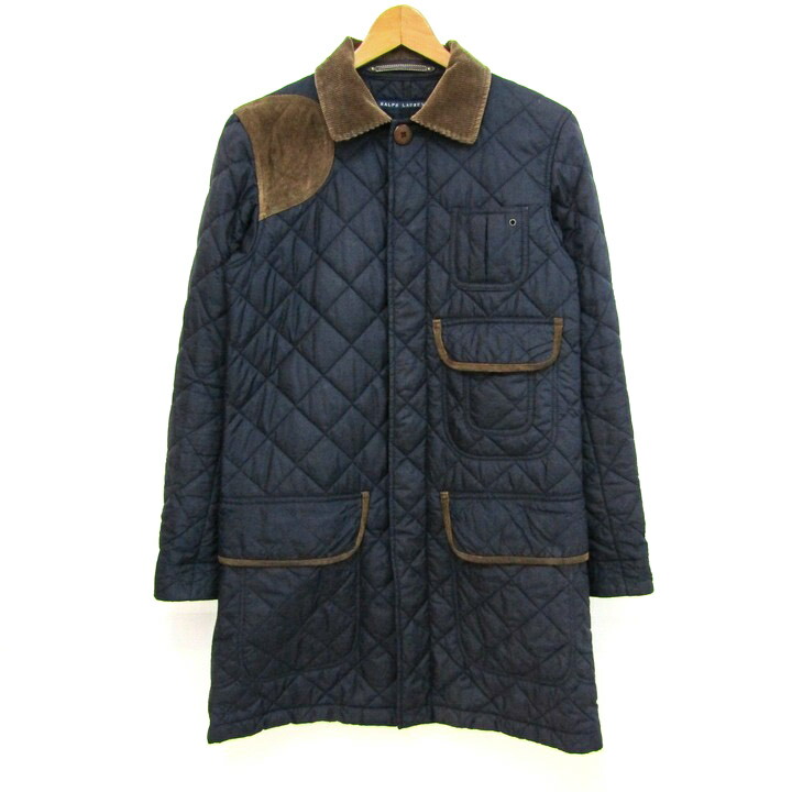 ラルフローレン ステンカラー厚地の外套 キルティング 中綿 ブランド名 アウター メンズ S大きさ 米国海軍 RALPH LAUREN 【中古】