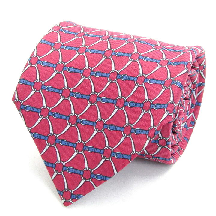 楽天市場】エルメス ベルト柄 ネクタイ ネイビー ライトブルー シルク