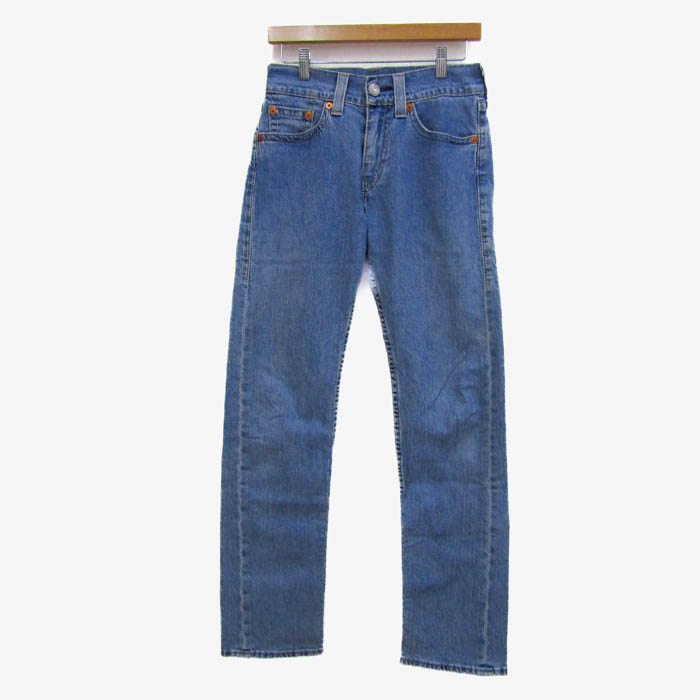 【39％OFFクーポン配布中 7/19 20:00～7/26 01:59】リーバイス ビッグE デニムパンツ ジーンズ ジーパン 505 ストレッチ ブランド ボトムス メンズ W28 L32サイズ ブルー Levi's 【中古】｜大特価屋