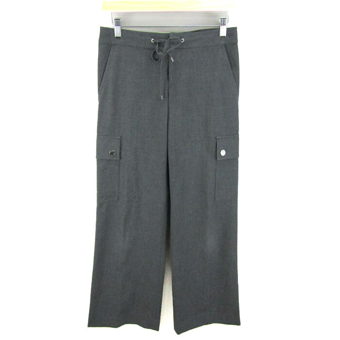【39％OFFクーポン配布中 7/19 20:00～7/26 01:59】マイケルコース カーゴパンツ ストレッチ ボトムス レディース 2サイズ グレー Michael Kors 【中古】｜大特価屋