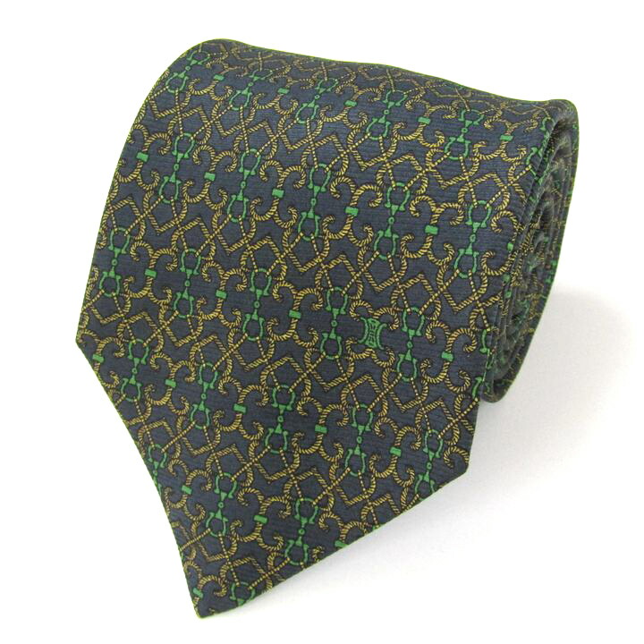 楽天市場】セリーヌ CELINE ネクタイ ピン 黒 ブラック ゴールド GP