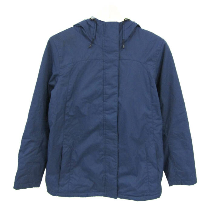 【39％OFFクーポン配布中 7/19 20:00～7/26 01:59】エルエルビーン ナイロンジャケット アウター マウンテンパーカー 裏ボア 大きいサイズ レディース XLサイズ ブルー L.L.Bean 【中古】｜大特価屋