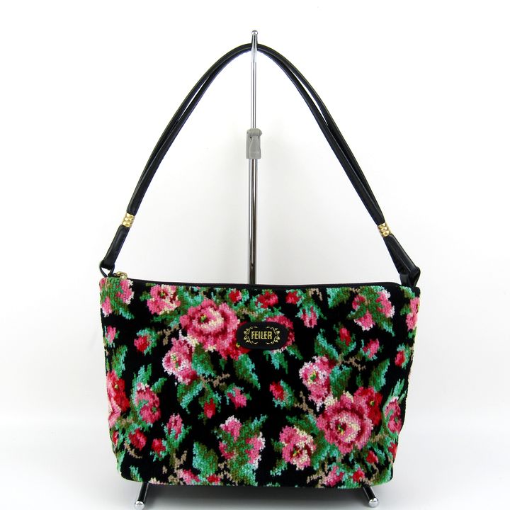 楽天市場】FEILER フェイラー トートバッグ 良好 ブラック シェニール