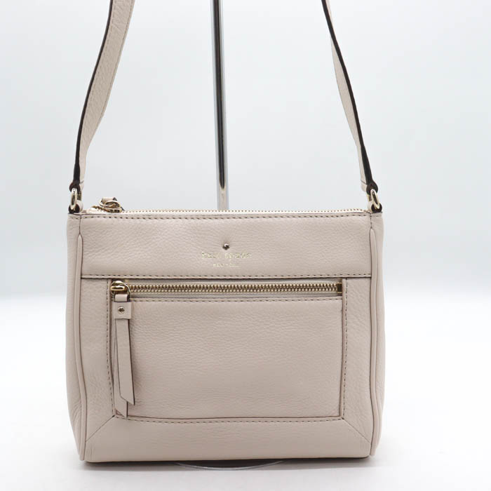 ケイトスペード ショルダーバッグ なめし革 鞄 鞄 ブランド名 レディース ベージュ Kate Spade 【中古】