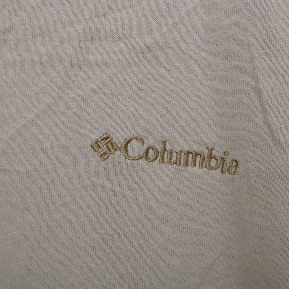 コロンビア Columbia Xxlサイズ ワンポイント メンズ アウトドア ワンポイントクルーネックスウェット ビッグサイズ ベージュ ブランド古着 中古 Lojascarrossel Com Br