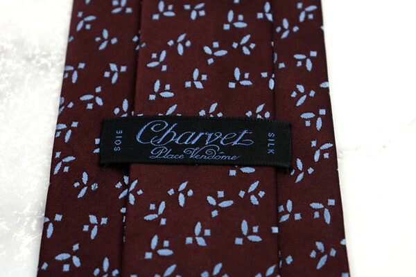 シャルベ Charvet 仏製 帛 小ささ紋柄 パープル シルク ブランド ネクタイ 貨物輸送無料 中古 美品 シャルベ Charvet ブランド ネクタイ ゆうパケット 送料無料 Ficap Fr