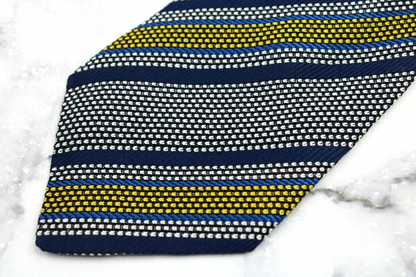 フランコバッシ Franco Bassi 伊製 絹 縞模様性 水師 シルク 銘柄 ネクタイ 送料無料 中古 美品 フランコバッシ Franco Bassi ブランド ネクタイ ゆうパケット 送料無料 Barrakuda At