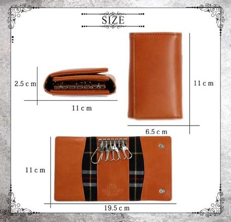 キーケース メンズ ファッション雑貨 ハービーアンドハドソン アメカジ ブライドル お兄系 ケース ホルダー 鍵 大特価屋 Tシャツ 4999円以上送料無料 一部地域除く