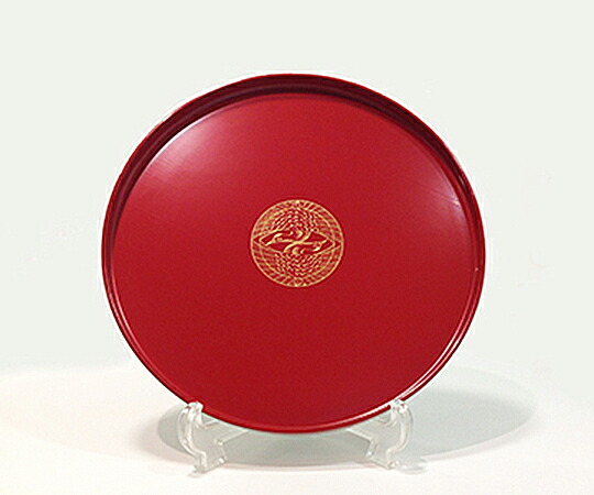 楽天市場】ミヤマ WAJIMA 輪島塗 沈金稲穂 丸盆 内祝い お返し 和食器