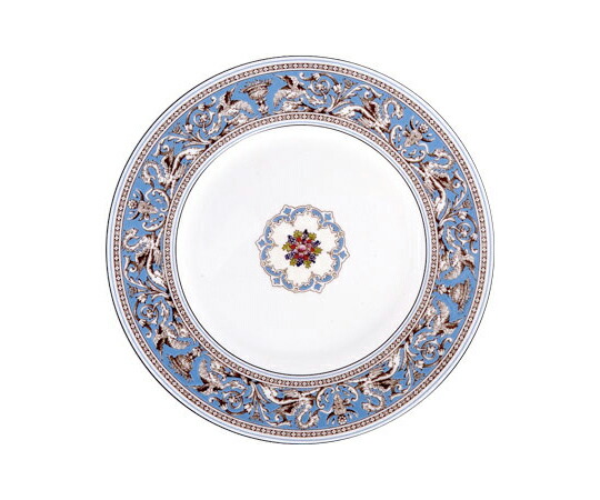 ウェッジウッド　フロレンティーン　ターコイズ　オーバルプラター　36cmプレート ウェッジウッドフロレンティーンターコイズオーバルプラター36cm