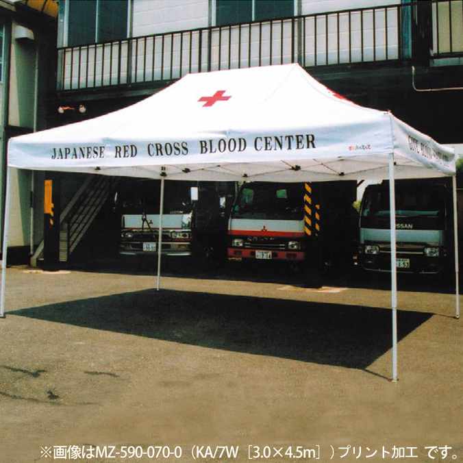 【大型テント】テラモトかんたんてんと【3.0m×6.0m】(テラモト MZ-590-080-0)(ガーデン用品 学校 工場 激安)