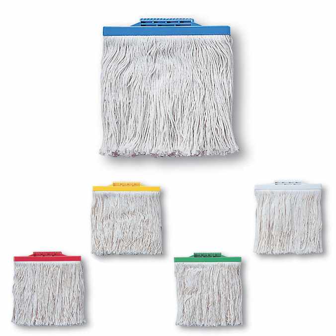 (ケース販売：20枚入)セイワ ながもちモップ替糸 8寸(23cm) 260g グリーン 緑 グリーン購入法適合商品 SS-8300-4 (ケース販売：20枚入)セイワ ながもちモップ替糸 8寸(23cm