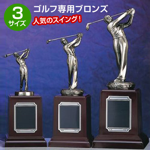 トロフィー：ゴルフ専用ブロンズ（高さ227mm）BT3598-A【文字彫刻無料】[F/K2]