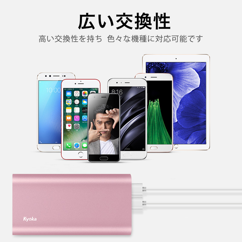 楽天市場 76 Off スーパーsale限定 三台同時充電 モバイルバッテリー 大容量 000mah 軽量 Smart Ic機能 Micro Type C 3台同時充電 合計3 0a出力 Led残量ライト付き 急速充電器 Usb充電器 スマホ携帯充電器 持ち運び 防災グッズ 旅行 電熱ベスト ヒーター