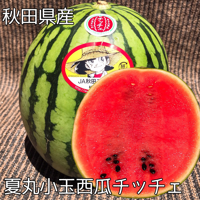 楽天市場】すいか スイカ 秋田県産 夏丸 小玉西瓜 チッチェ 2kg