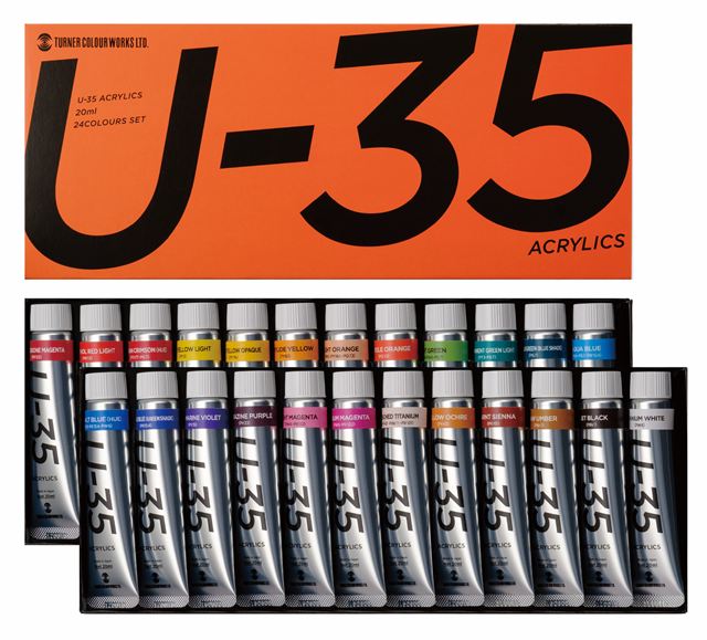 ターナー Ｕ－３５ ２０ｍｌ ２４色セット UA02024C
