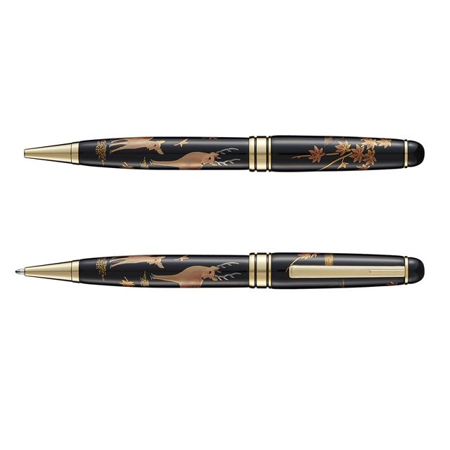 セキセイ 輪島塗 蒔絵 雅風 鹿 ボールペン AX-8808-00