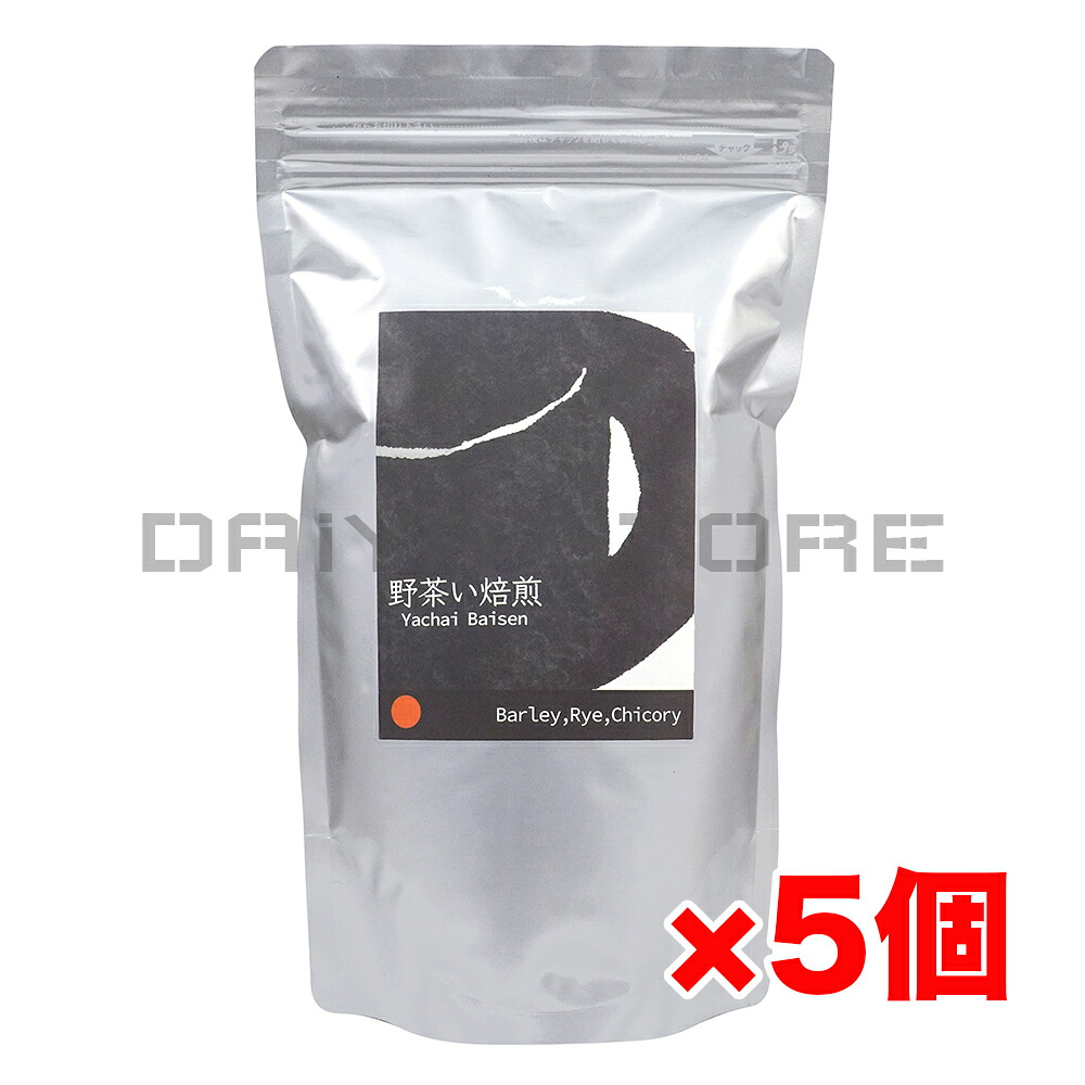 野茶い焙煎 チコリーコーヒー(詰替用・袋)180g ×5個