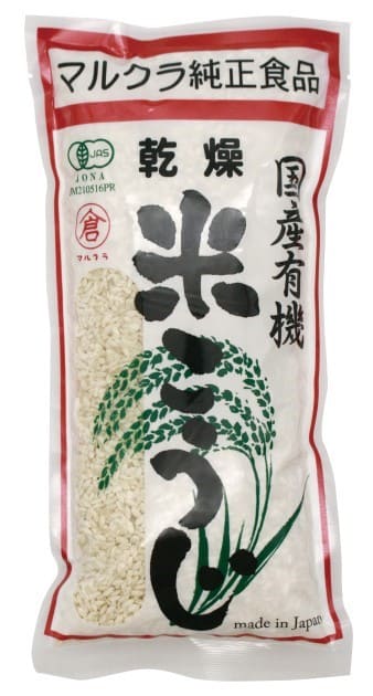 【10個セット】マルクラ食品 国産有機乾燥白米こうじ 500g｜ダイヤストア