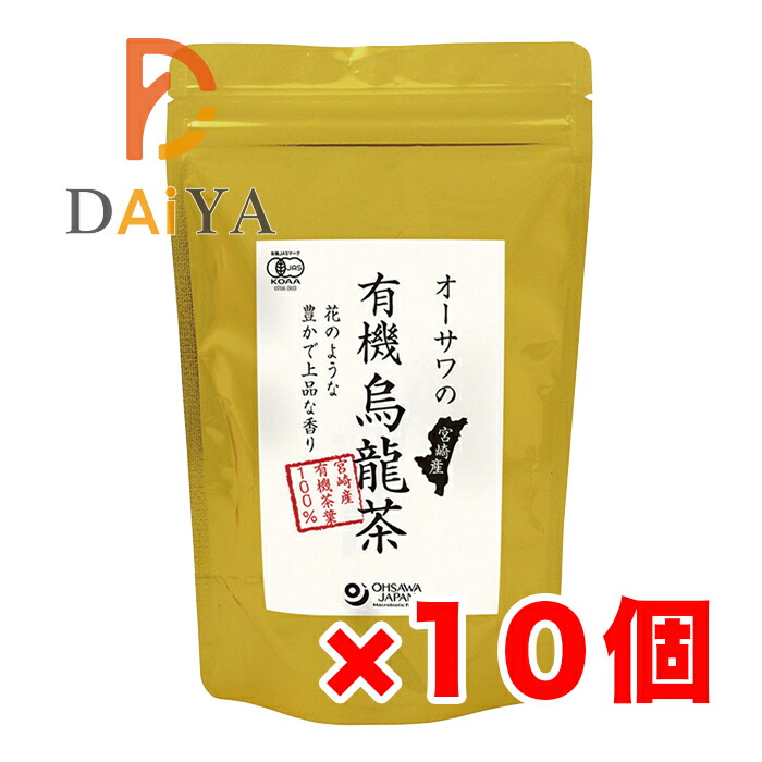 オーサワの宮崎産有機烏龍茶 60g &times;10個｜ダイヤストア
