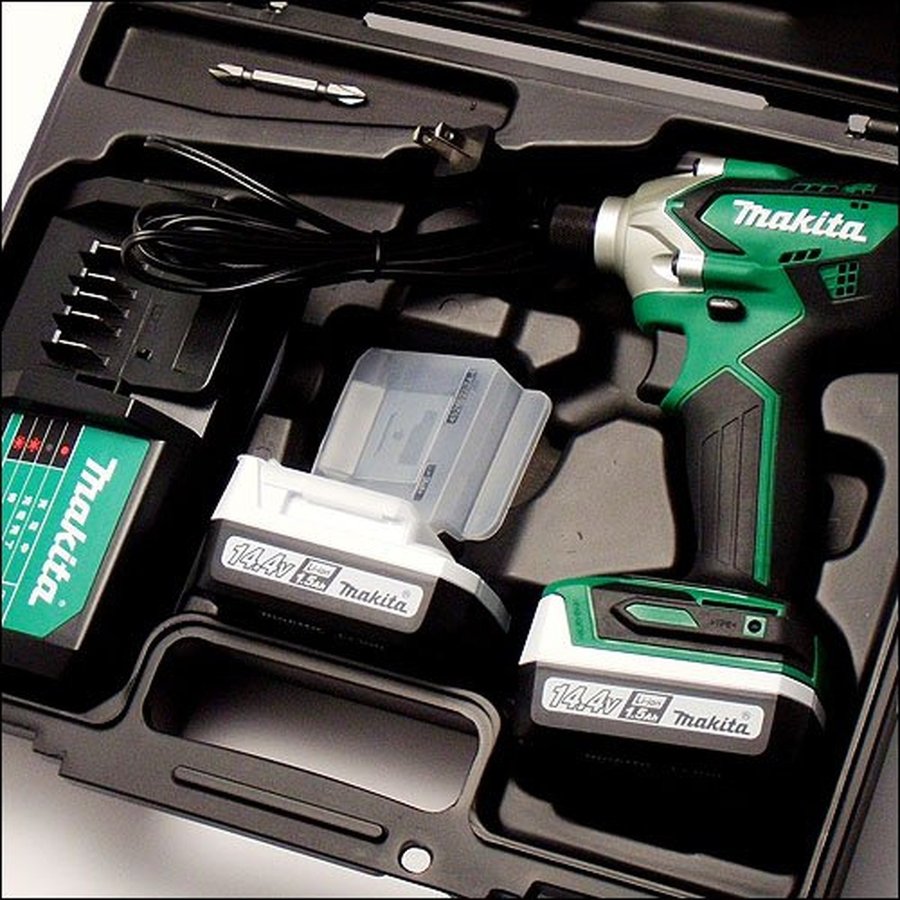 楽天市場 充電式インパクトドライバ Mtd001dsx 14 4v バッテリ2本 充電器 ケース付 マキタ Makita ダイユーエイト楽天市場店