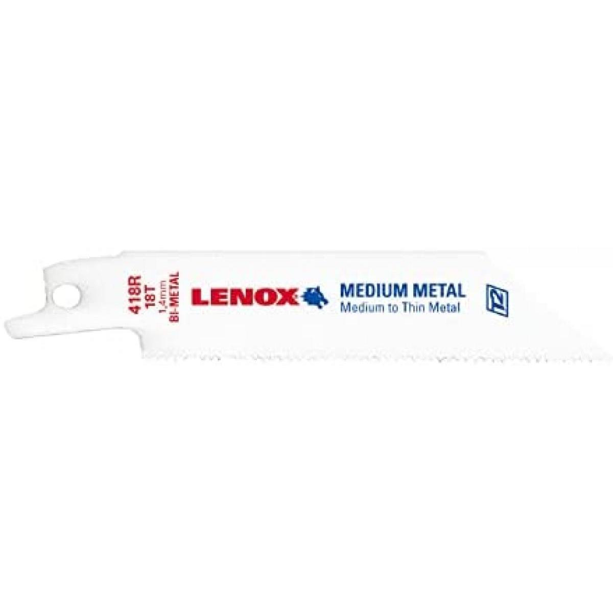 LENOX バイメタル セーバーソーブレード 418R100mm×18山 5枚 LXJP418R レノックス