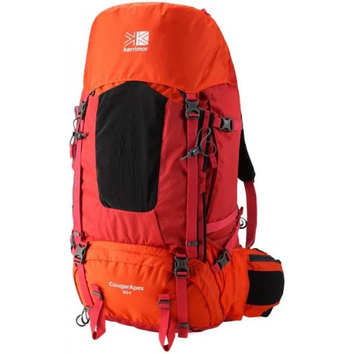 カリマー 登山用 リュックサック バックパック 大型 CougarApex 60+ オレンジ クーガーエーペックス テント泊 長期縦走 大容量 アウトドア karrimor｜ダイユーエイト店
